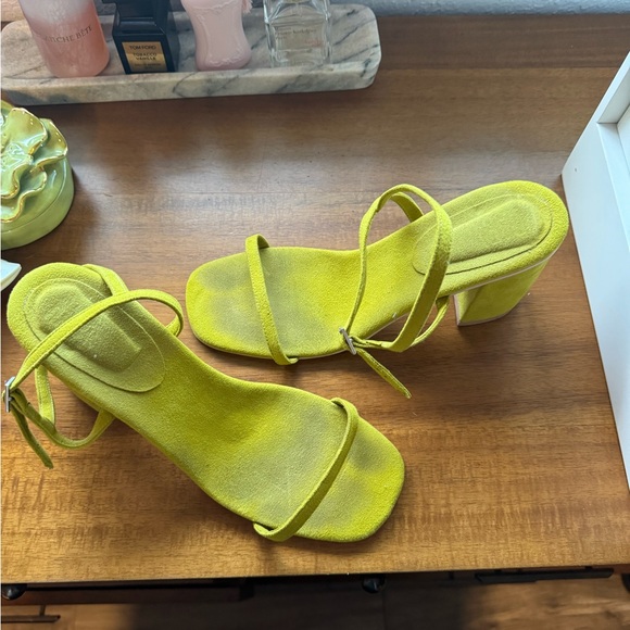 BRAT green suede sandal size 10 by Rafa - Picture 4 of 4